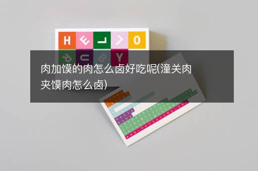 肉加馍的肉怎么卤好吃呢(潼关肉夹馍肉怎么卤)