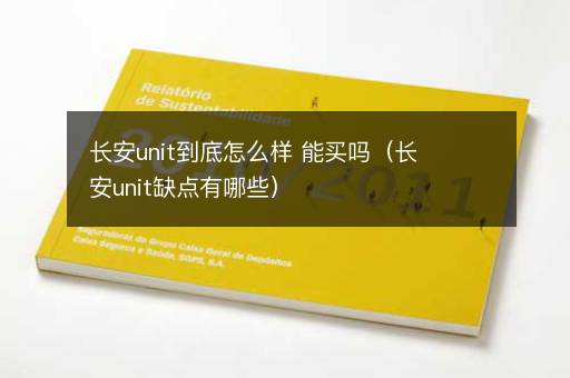 长安unit到底怎么样 能买吗（长安unit缺点有哪些）